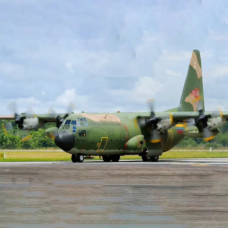 American C-130 Hercules Transport Aircraft DIY 3D Paper Card Model Building Set Construction Toys Educational Toy Military Model