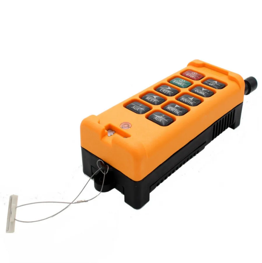 Imagem -02 - Controle Remoto sem Fio Industrial 10 Chaves Velocidade Transmissor Receptor Grua Guindaste Caminhão Botão Interruptor