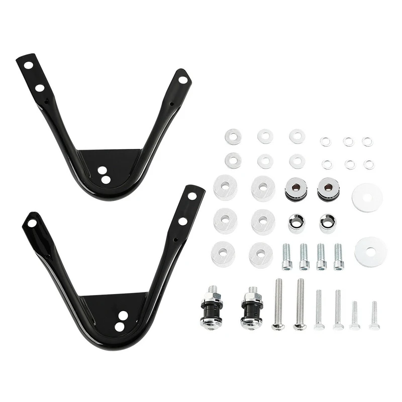 Motorcycle Detachable Luggage Rack Docking Hardware Fit For Harley Trunk Touring Models Street Electra Glide Road King 97-08