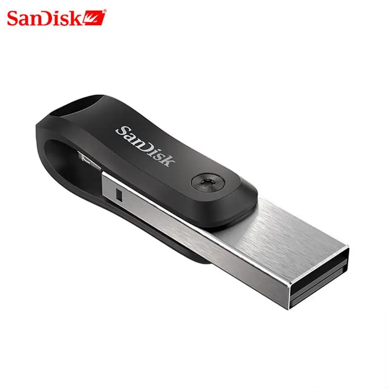 SanDisk USB 3.0 Flash Drive iXPand U Disk OTG Lightning Connector Stick 256GB 128GB MFi For iPhone & iPad SDIX60N computer gift