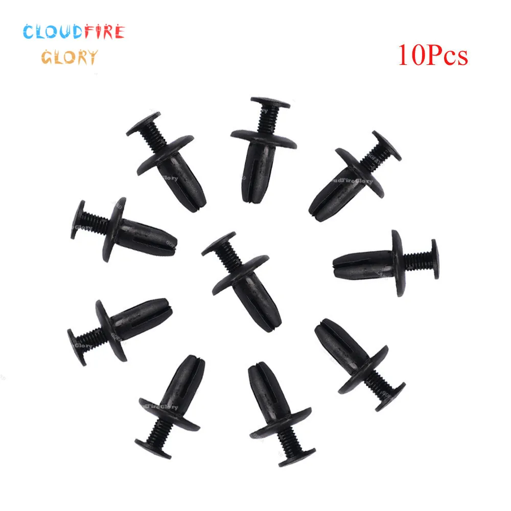 CloudFireGlory 10Pcs Front Fender Skirt Clip Front Wing Skirt Positioner 9046706153 For Toyota Camry 2002-2006 For Honda Accord