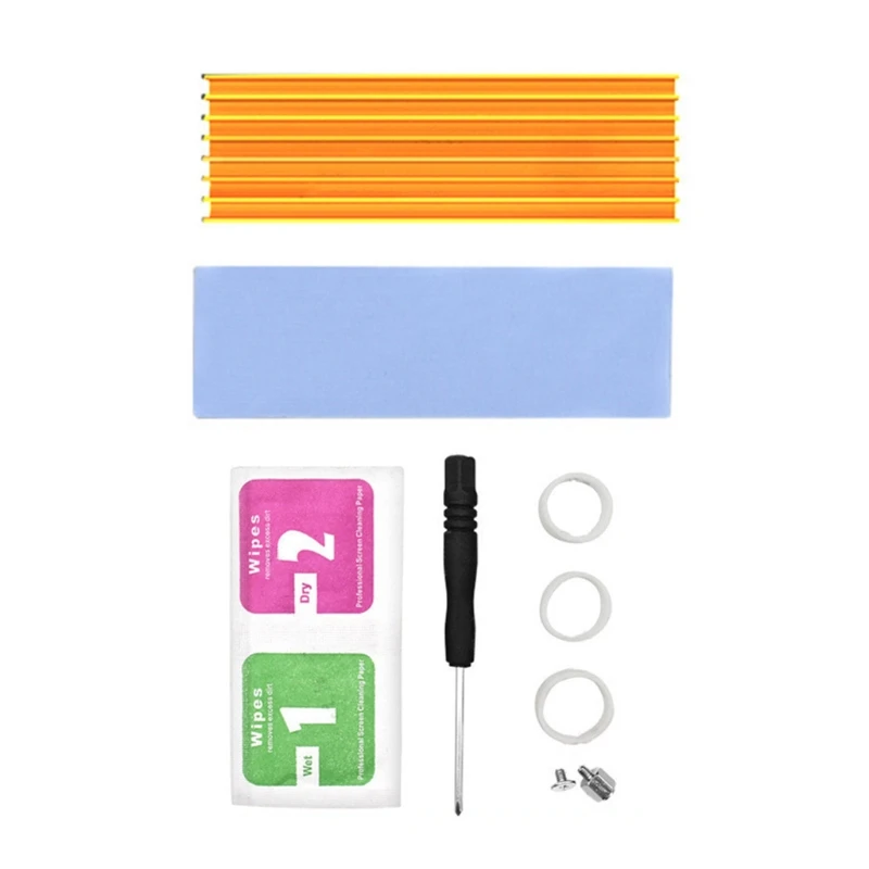 M2 Solid State Hard Drive Heat Sink Aluminium 70X22X6Mm 2280 NVME SSD PCIE Heatsink Radiator Set Rompi Pendingin Termal 24BB
