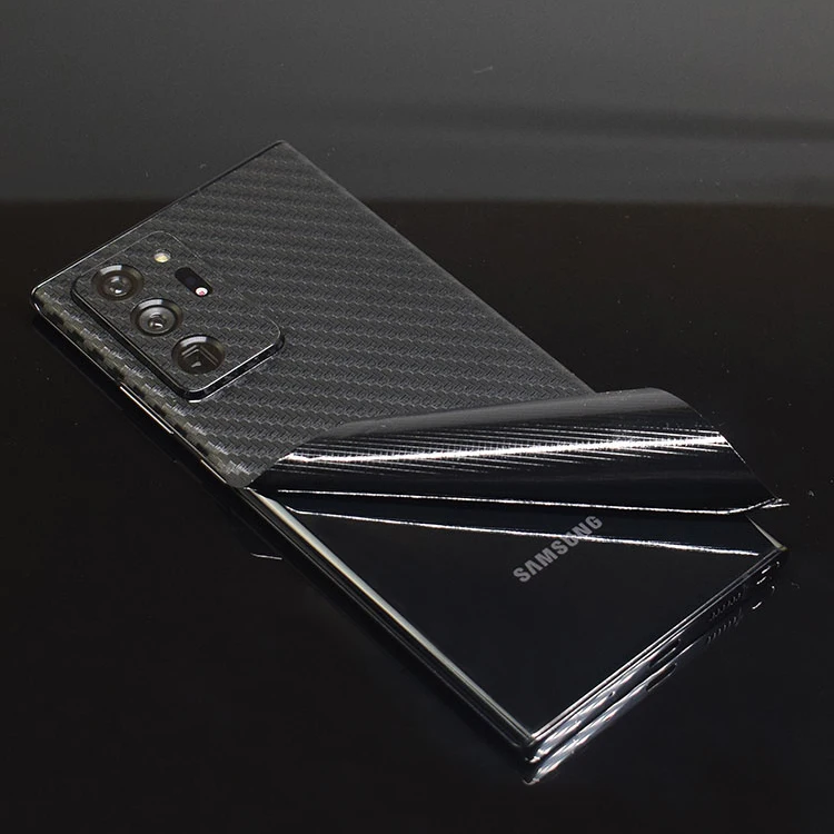 3D Carbon Fiber Skins Film Wrap Skin Phone Back Sticker For SAMSUNG Galaxy S21 Ultra Note 20 Note 20 S20 FE Note10 Plus 9 8 Film