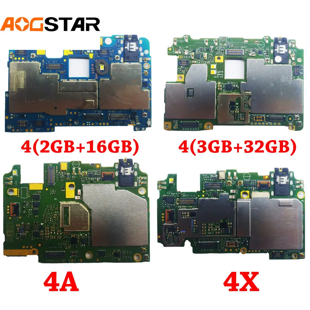 

Aogstar Mobile Electronic Panel Mainboard Motherboard Unlocked With Chips Circuits Flex Cable For Xiaomi RedMi Hongmi 4 4A 4X