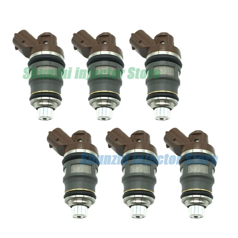 6pcs Fuel Injector Nozzle For Toyota MR2 Celica Supra Turbo 3SGTE 1JZGTE 2JZGTE  800cc OEM 1001-87092 1001 87092 100187092