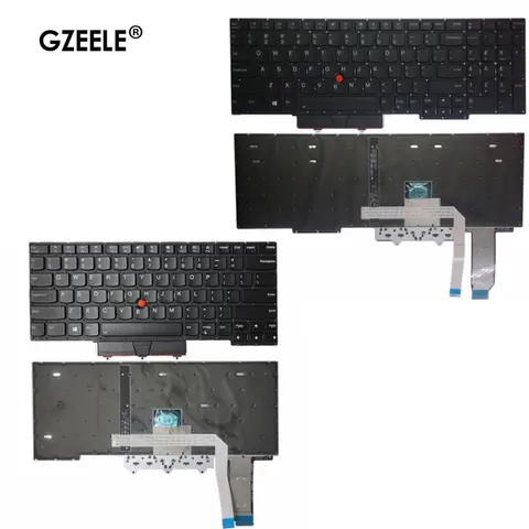 Nuevo teclado para ordenador portátil US/AR/SP para Lenovo Thinkpad E15 R15 E15 2nd gen2 gen3 gen4 E14/R14/S3 GEN 2 E14 2nd gen2 gen3 gen4