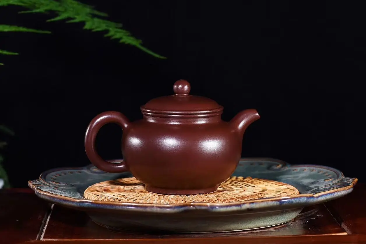 Zisha teapot pure handmade raw material Zizhu clay Xu yanduo teapot Yixing famous genuine 320cc Kung Fu teapot