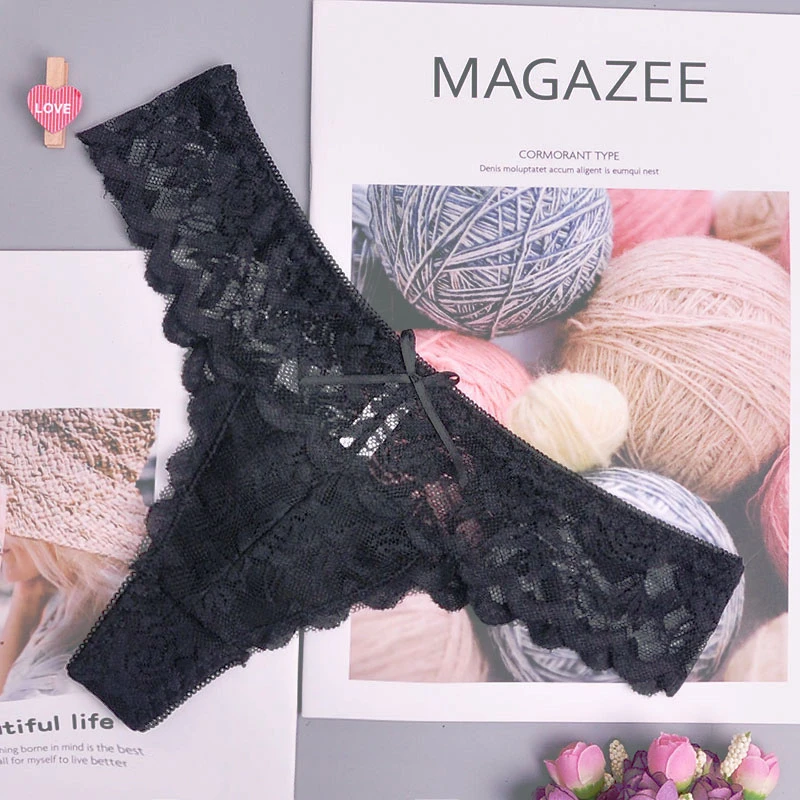 Sexy sheer lace Women lingerie high waist Thongs plus size G-string Underwear Panties Briefs Ladies T-back 1pcs/Lot ac55