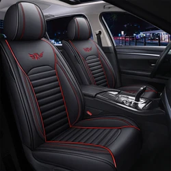 Leather Car Seat Covers for Toyota RAV4 2015 2022 Corolla 2014 Camry 2018 Auris Prius Yalis Avensis Hilux Interior Accessories