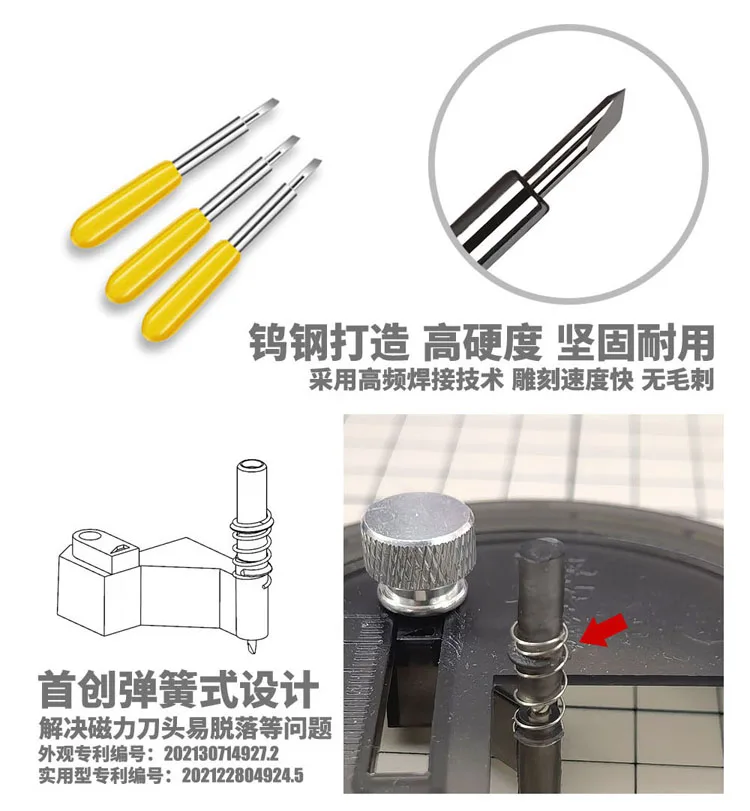 Stepless Adjustment Circular Cutter Easily Cut 1-50mm Round Stickers Mecha Model Making Tool