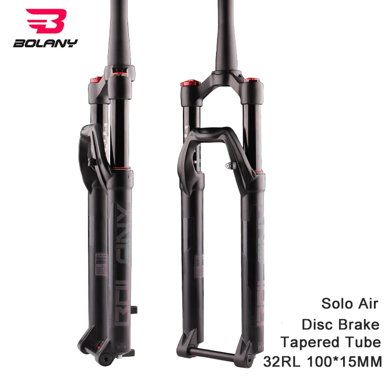 Bolany 27.5 29 Boost Fork Thru-axle Suspension 32 RL Quick Release Cone Rebound Adjustment Stand for Bike Accessories