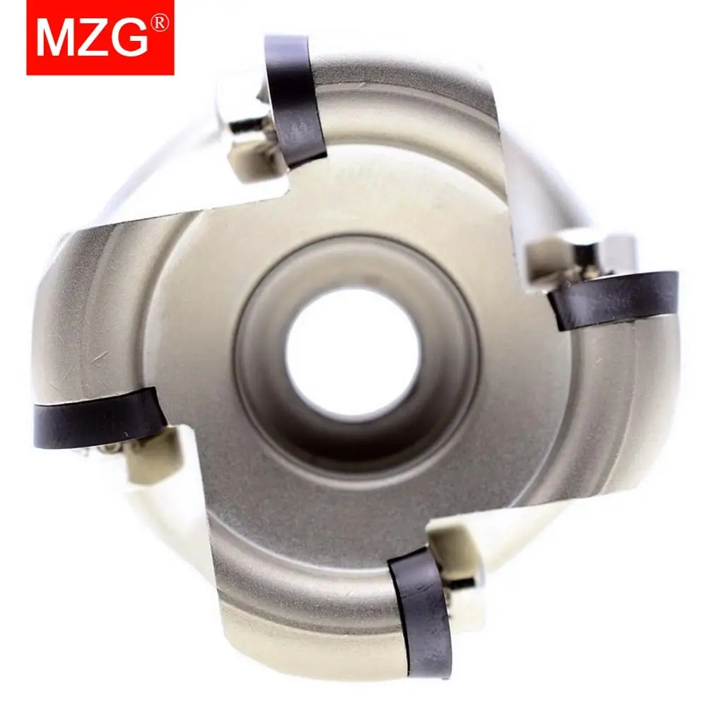 MZG EMR 5R 63 80 100 mm RP Carbide Insert Clamped Alloy End Mill Shank Milling Cutting Machining Round Nose Milling Cutter