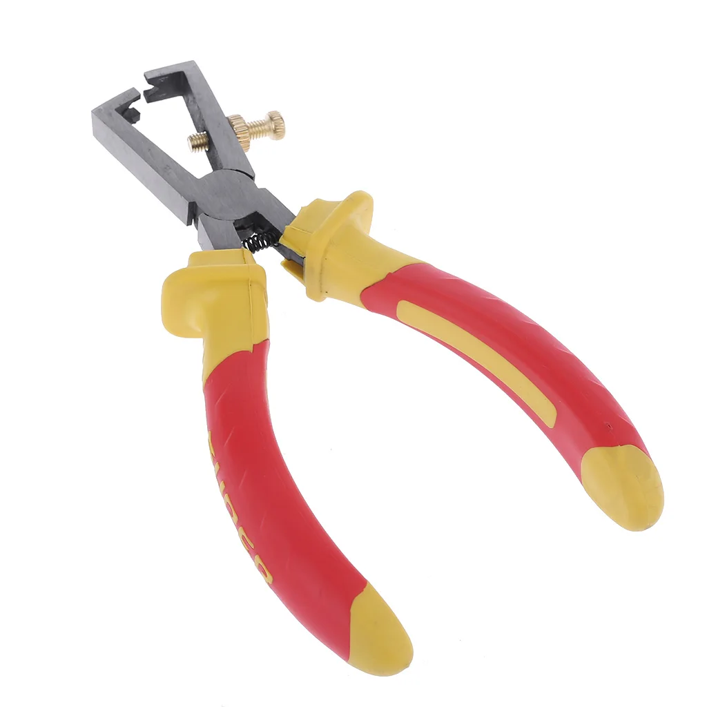 Alicate de Corte do Cabo da Qualidade Superior dos Alicates Diagonais Cutterr do Descascador do Fio com Punhos Isolados de 1000v Polegadas 160 mm