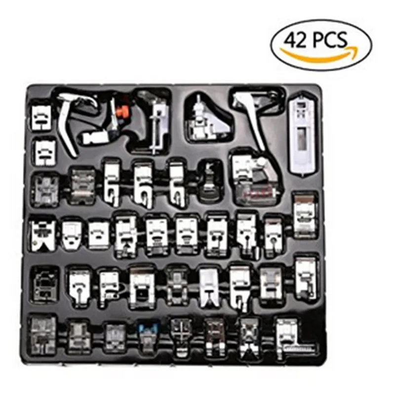 

42 Piece Set Presser Foot Combination Set Home Sewing Machine Presser Foot Combination DIY Apparel Sewing Tools & Accessory