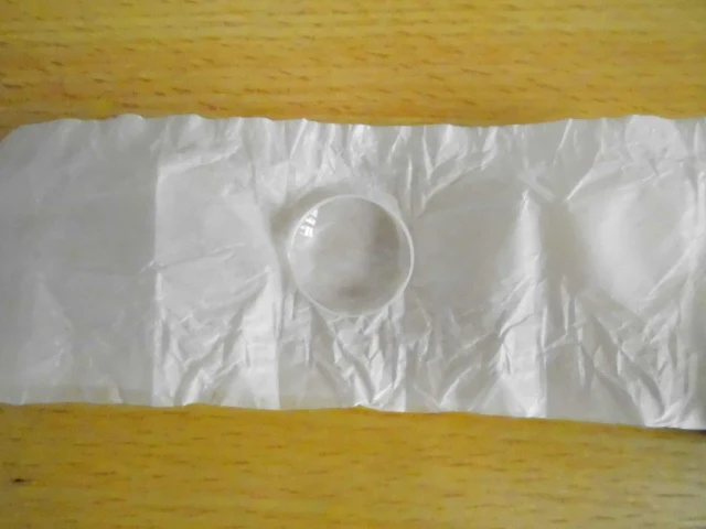 عدسة محدبة مستوية K9 ، قطر 30 مللي متر ، طول بؤري 60 مللي متر