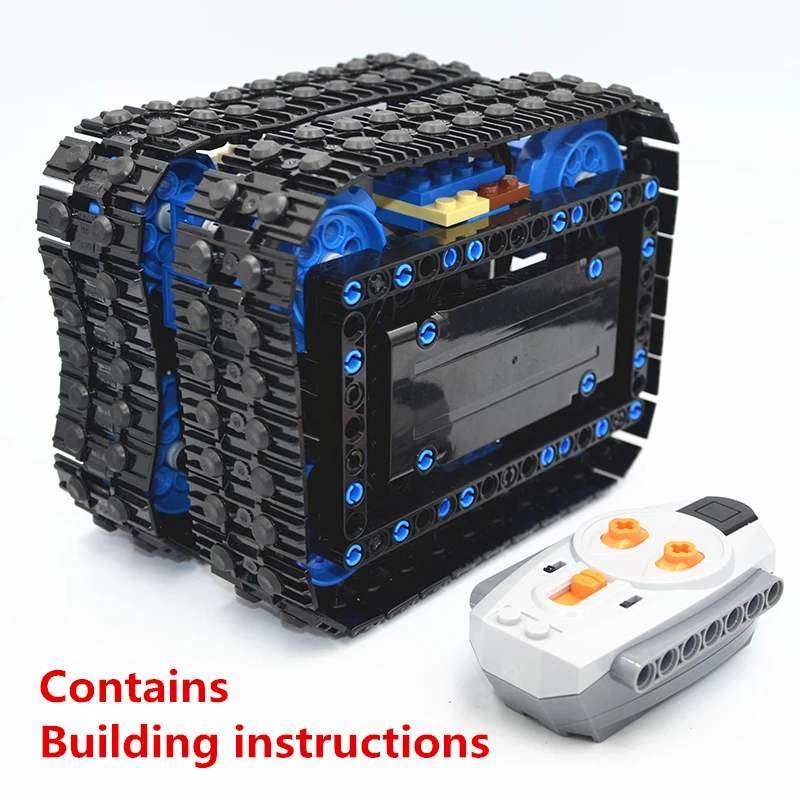 Building Blocks MOC Technical Compact Tracked Cube (RC) compatible with Lego For boys toy (Designer by martijnnab)