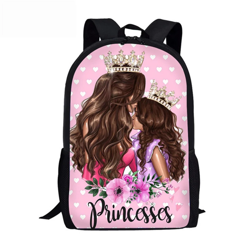 Bolso de viaje para hombre y mujer, Mochila con estampado de Super mamá, para ordenador portátil, para escuela, para niños y niñas