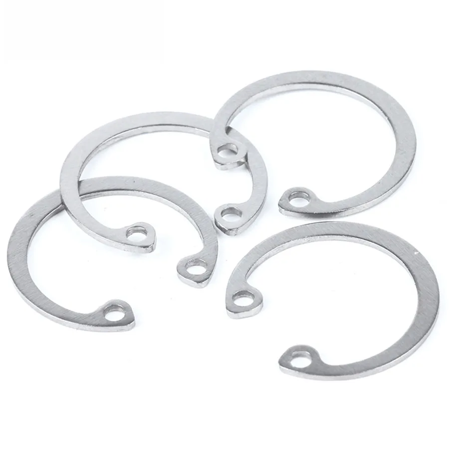 2/20PCS 304 Stainless Steel Circlips untuk Lubang Cincin Penahan Bantalan Lubang Snap Ring Clamp Cincin M8 m9 M10 M11 M12 M13-M75