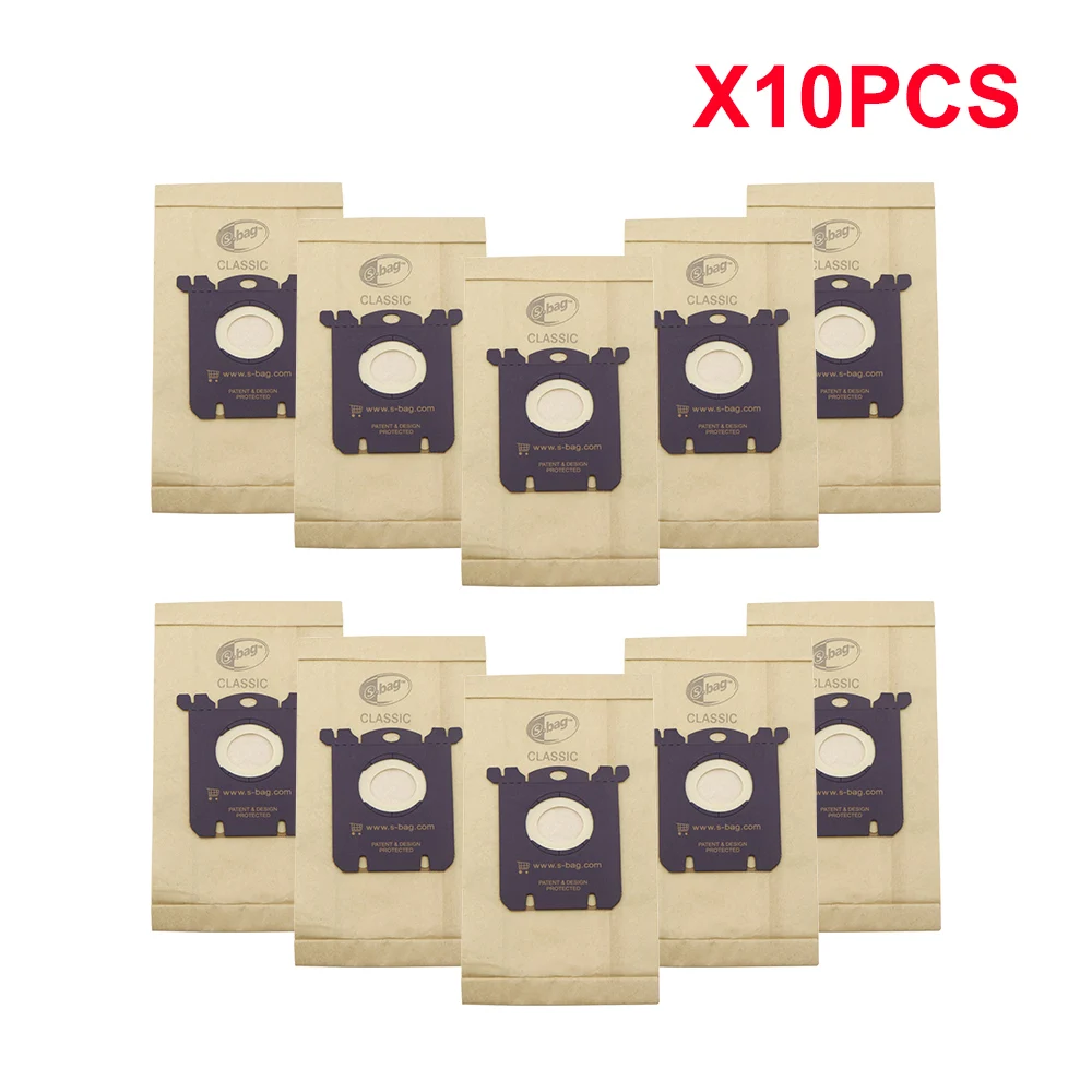 10 Pcs/Lot Dust Bag for Electrolux E201B for Philips FC8021 Dust S-Bag GR201 AEG Bags S-bag FC9000 FC9049 HR8500 HR8350 FC9150