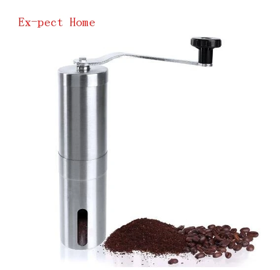 

50Pcs/Lot Wholesale Stainless Steel Coffee Bean Grinder Hand Grinder Ceramic Manual Portable Mini Manual Hand Coffee Grinder