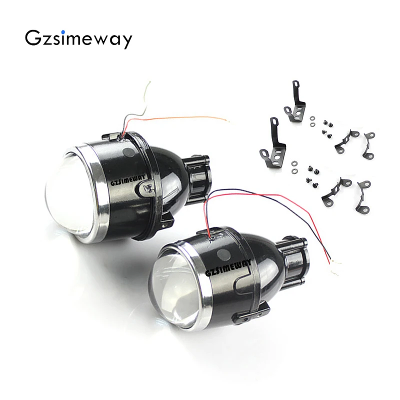 2x Fog Lights Projector Lens 2.5