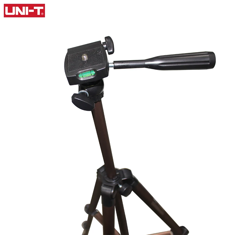 UNI-T Foldable Aluminum Tripod 1.33m For Camera Telescope Rangefinder Laser Level Stand Adjustable 360 Rotation Level Bubble