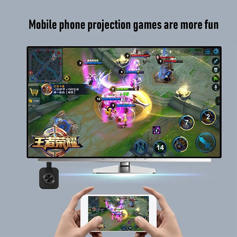 DISOUR الهاتف المحمول العارض واي فاي لاسلكي Hdmi متوافق العارض نفس الشاشة جهاز ل Ios أندرويد نقل المحمولة