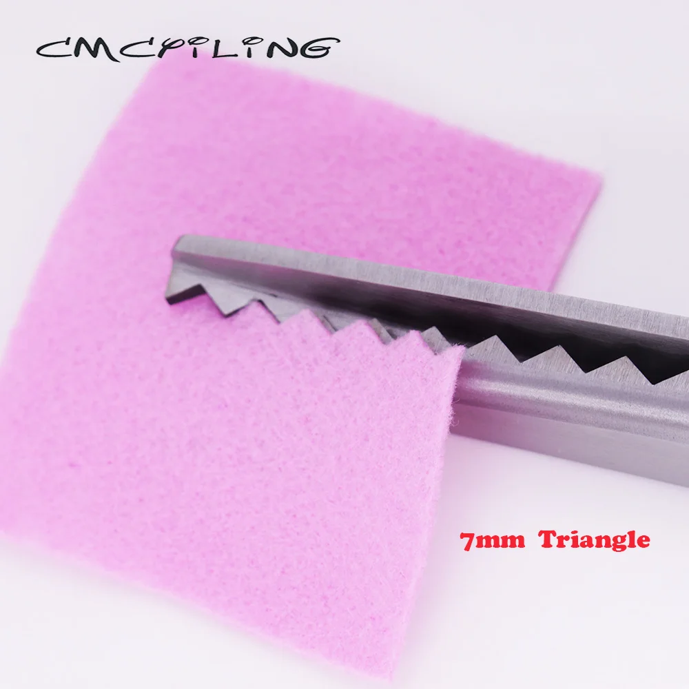 Forbici da sarto CMCYILING/Round & TriangleTooth/forbice da cucito a forma di Zigzag per cucito fai-da-te/cesoie per tessuto o pelle