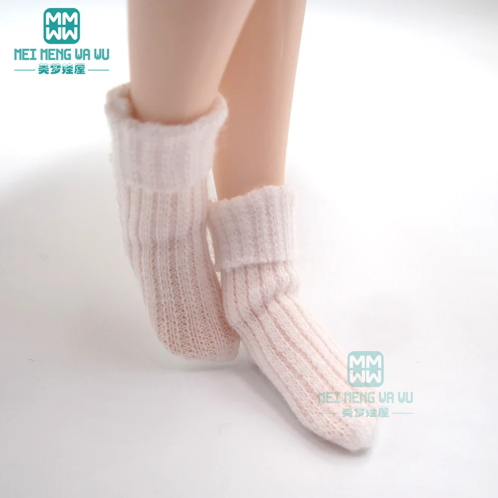 Accessories for dolls for Blyth Azone 1/6 doll fashion Rowan socks pink, red, blue, khaki