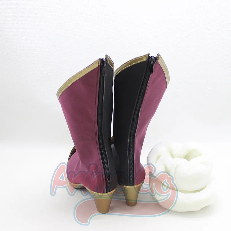 Genshin Impact Yanfei Cosplay Shoes High-heeled Boots C00449