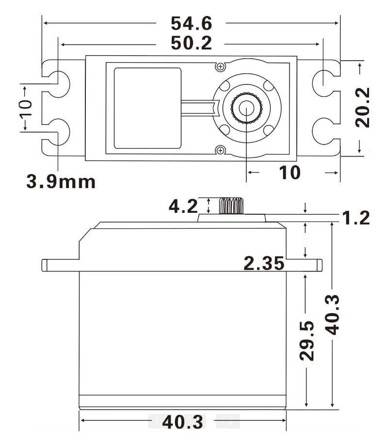 DC6015 JX 15kg Servo alluminio Shell Metal gear Core Standard digitale per aereo RC auto 0.1sec 6.6V 1/8 1/10 DS3325MG