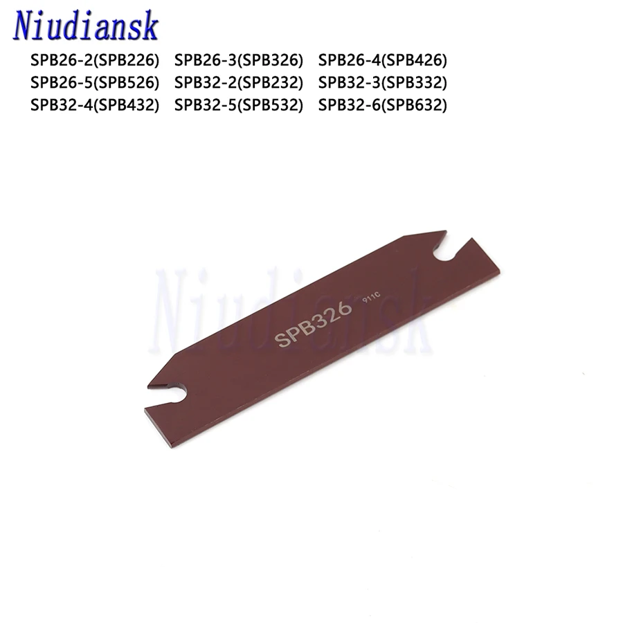 SPB326 SPB26-3 SPB226 SPB426 SPB526 SPB632 SPB532 SPB432 Indexable Part Off Blade Lathe CNC Tool Holder Set SPB Cutting Inserts