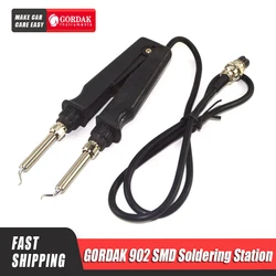 GORDAK 902 ESD SMD Soldering Tweezer Soldering Station Accessories Heating Pliers Handle 7 Pin