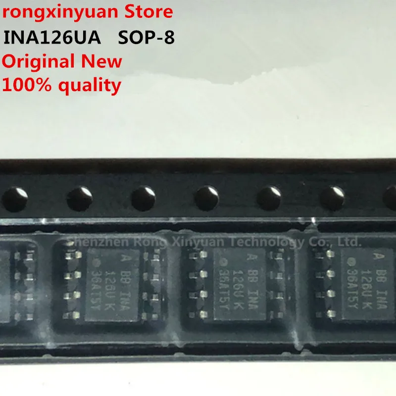 

INA126UA INA126UA/2K5 INA126UK INA126U 126UA 126U 126UK SOP-8 MicroPOWER INSTRUMENTATION AMPLIFIER Single and Dual Versions New