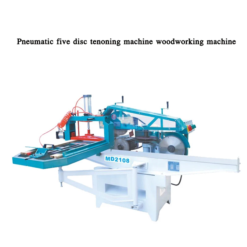 Automatic Five-disc Saw Tenoning Machine MD2018 Five-disc Saw Pneumatic Markov Heavy Tenoning Machine Woodworking Machinery 380V