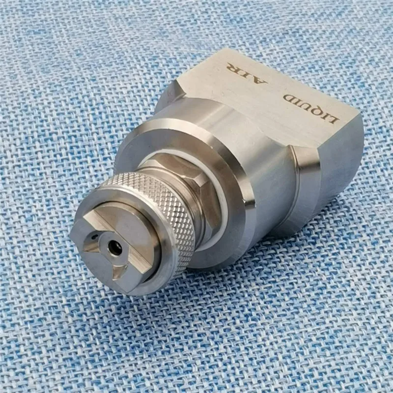 1/4 inch two-fluid gas water mixing nozzle,air misting sprayer,low-pressure fogging spray nozzle,Compressed air atomizer nozzle