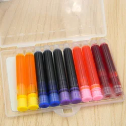 Box Pack 10 Pc Kleur Vulpen Inkt Refill Converter Pomp 3.4 Mm Cartridges Pen Refill