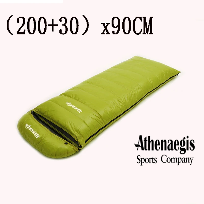 

Ultralarge (200+30)x90CM White Goose Down 1200g/1500g/1800g/2000g Filling Waterproof Comfortable Sleeping Bag Slaapzak