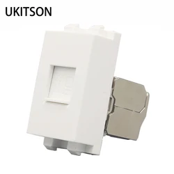 Shield CAT7 CAT.6A RJ45 Slot Modules 50u Shielded Ethernet Keystone Jack Socket For 10GB Internet LAN Plug With Sliding Door