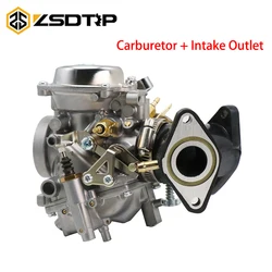 ZSDTRP Motorcycle Carburetor With Adapter XV250 XV125 QJ250 XV 250 XV 125 Carburetor Assy For Yamaha Virago 125 XV125 1990-2014