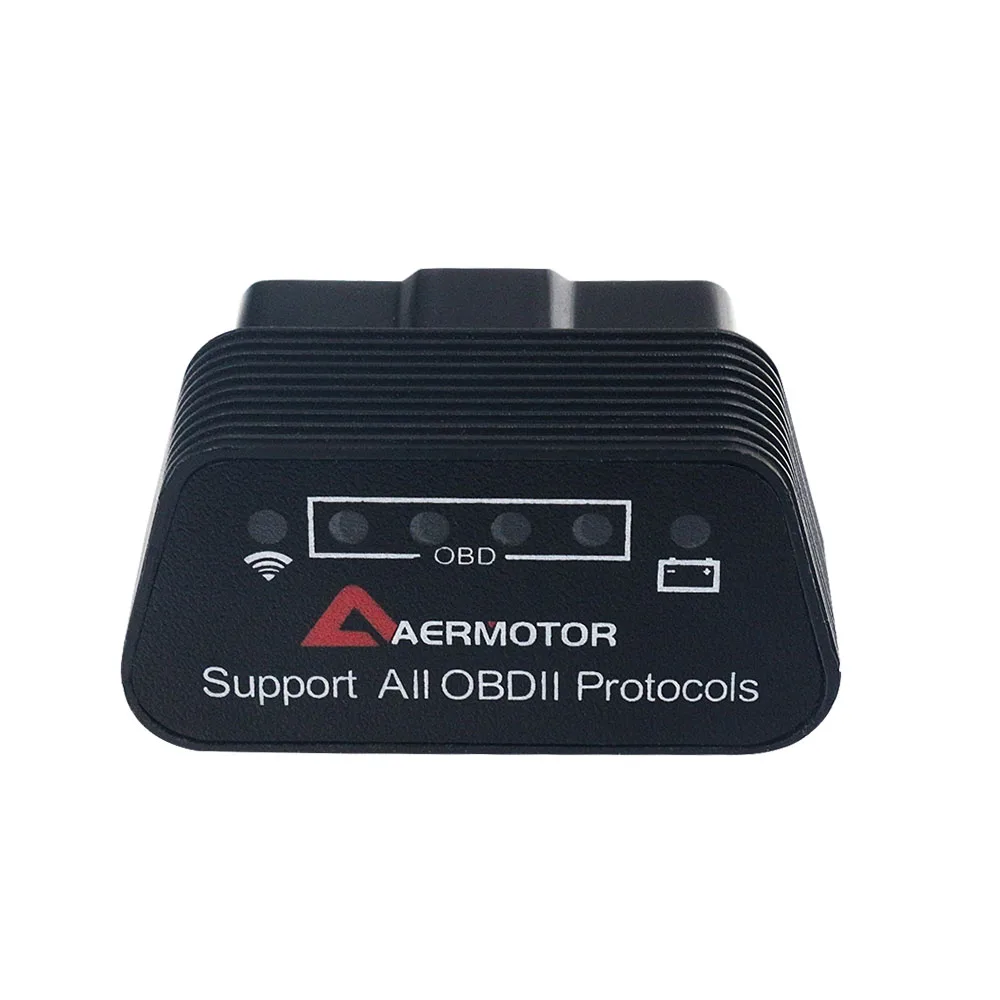 New Brand AERMOTOR Wifi ELM327 1.5 Auto Diagnostics Scanner ELM 327 OBDII V1.5 WI FI OBD2 Interface Support Android IOS PC