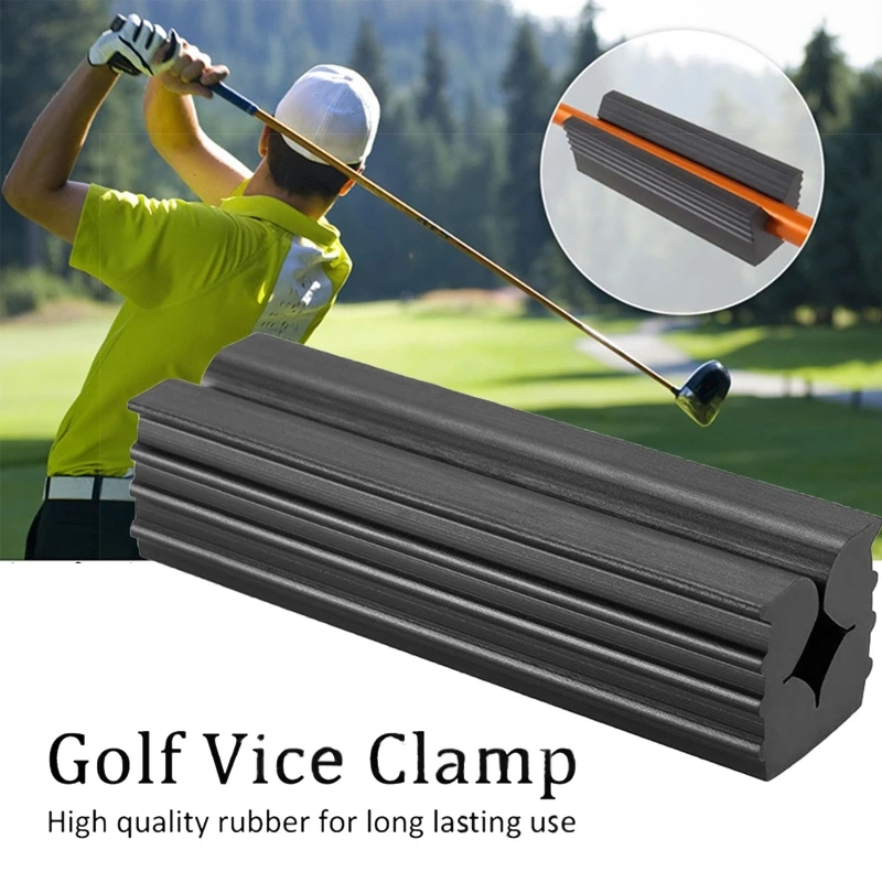 Rubber Vise Clamp, Professional Grip Vice Clamps for Golf Club Repair Regripping Reshafting Refinishing Replacement