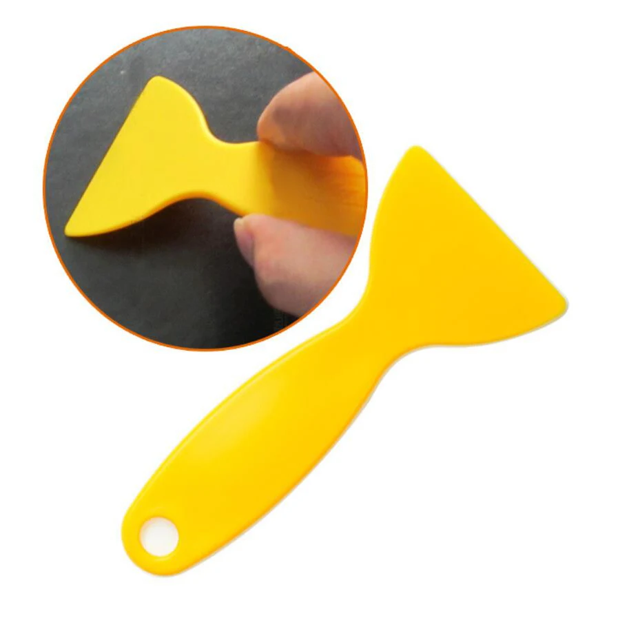 Plastic Cleaner Squeegee Mini Shovel Car Window Glass Vinyl Decal Sticker Adhesive Installation Tool Paint Glue Removal