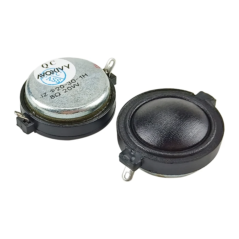 GHXAMP 1 inch Neodymium Tweeter Silk Film Clear Smooth Speaker Treble Multimedia car speaker 8ohm 20W 2PCS