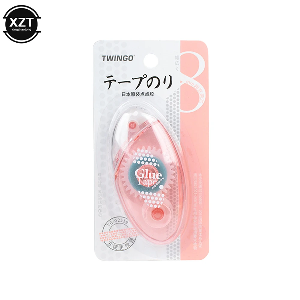 MINKYS Sáng Tạo 6MM * 8M Trong Suốt Chấm Đôi Băng Keo 2 Mặt Con Lăn Keo Keo Đựng Trường Đồ Văn Phòng Phụ Kiện