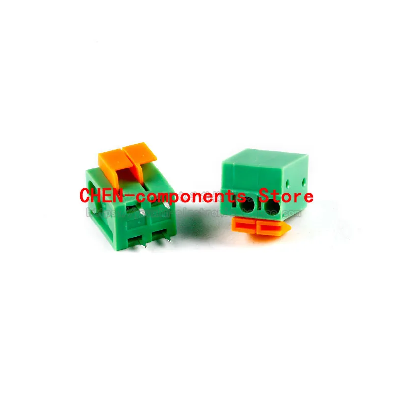 5Pcs KF142V-5.08-2/3/4/5/6/8P Dubbele Rij In-Lijn 5.08mm Pitch Lente Type Pcb Terminal Block
