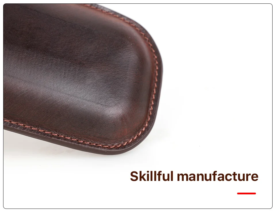 CONTACT'S FAMILY Leather Cigar Case Multiple Cigars Sets Storage Portable Cigar Box Humidor Box for Travel Gift for Man Father
