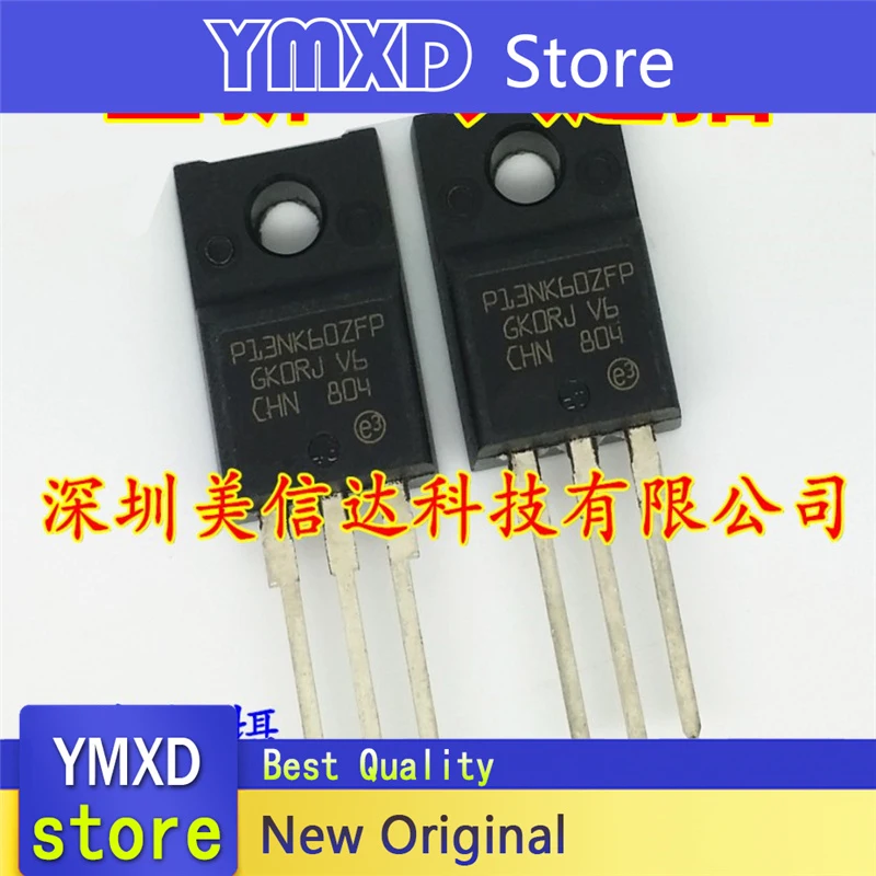 

10pcs/lot New Original P13NK60ZFP STP13NK60ZFP Field Effect Tube 13A600V In Stock