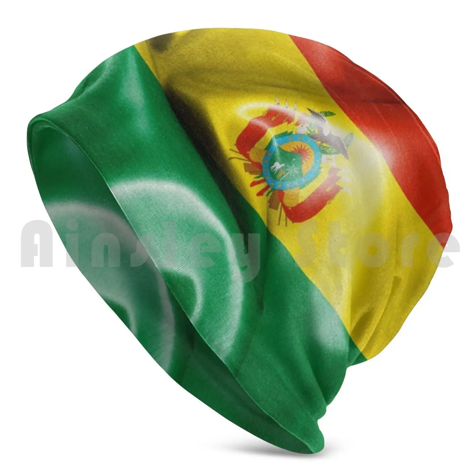 Bolivia Flag Hat 2572 Hat Bolivia Flag Bolivian Texture Patriotic Ripple Shadow Creased