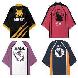 New Anime Haikyuu Shoyo Hinata Kimono Oikawa Tooru Cosplay Costumes Jacket Teens Haori Cardigan Cloak Bathrobe Pajamas Coat